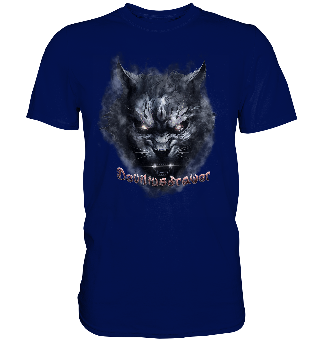 Deviliusdrawer Dark Beast Tiger  - Premium Shirt