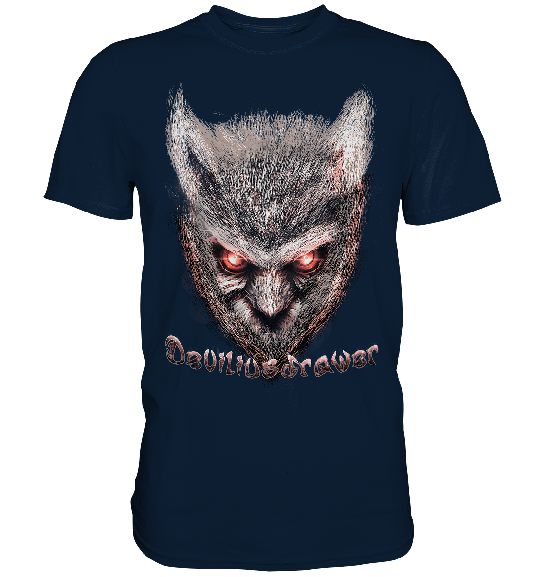 Deviliusdrawer Red Eyed Owl - Premium Shirt