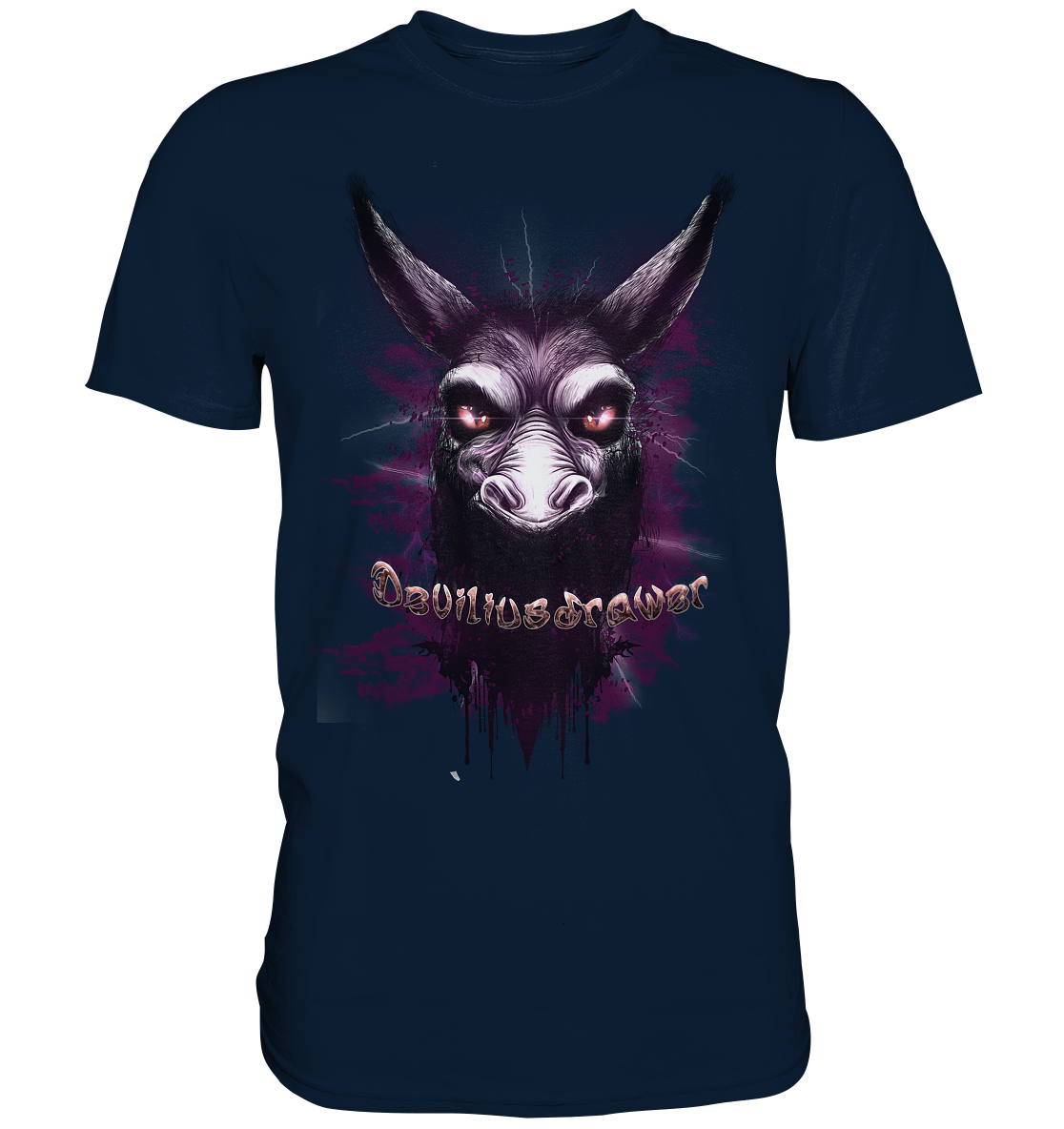 Deviliusdrawer Purple Donkey - Premium Shirt