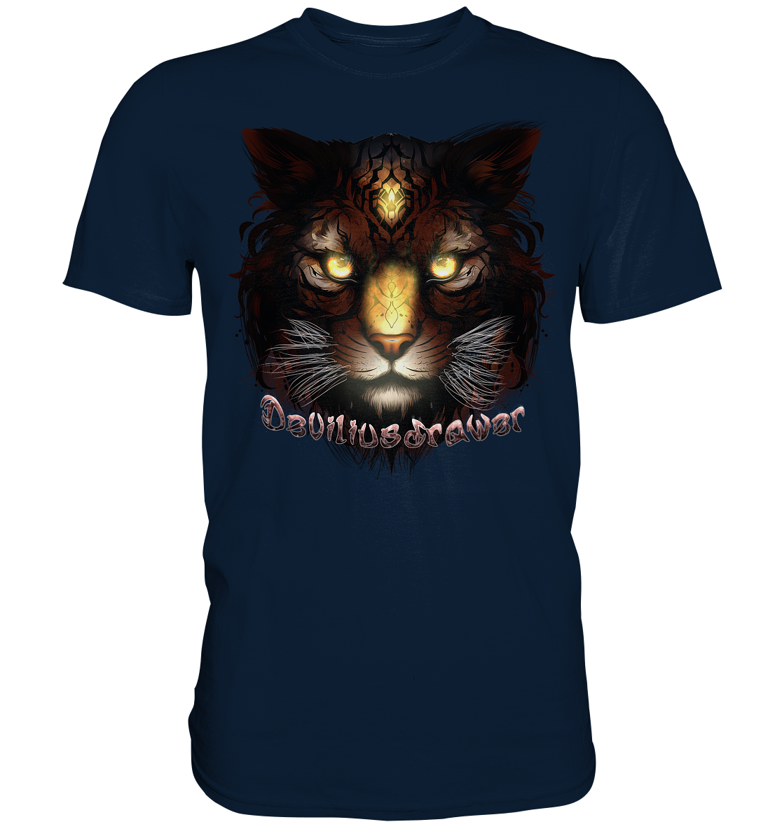 Deviliusdrawer Gold Tigercat - Premium Shirt