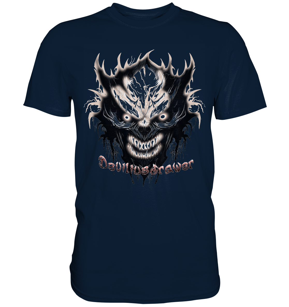 Deviliusdrawer Crazy Glow Devil - Premium Shirt