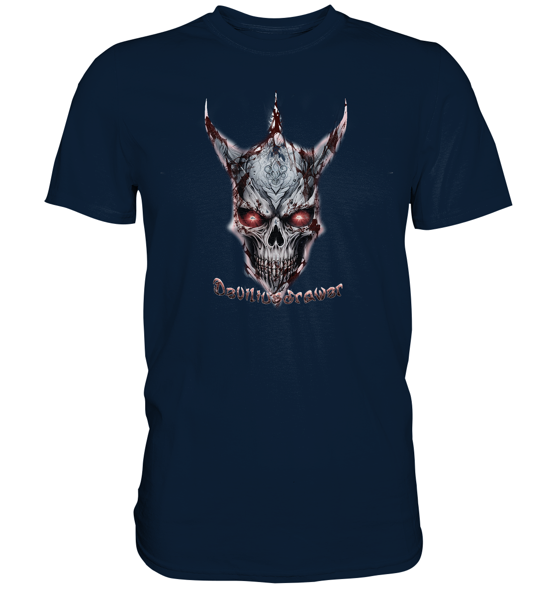 Deviliusdrawer Bloody Skeleton - Premium Shirt