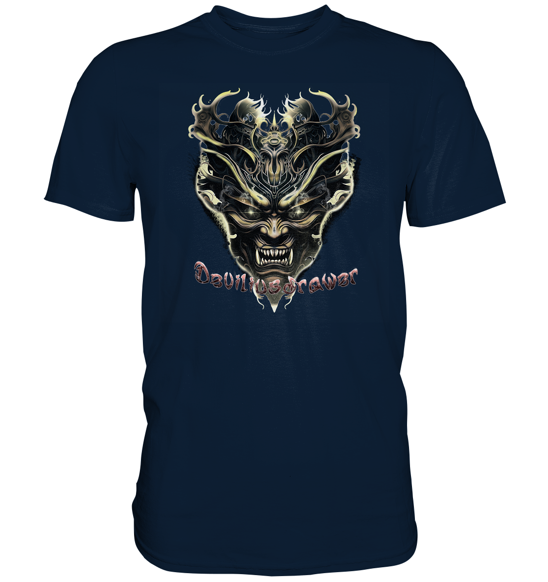 Deviliusdrawer Golden Demon Vampire - Premium Shirt