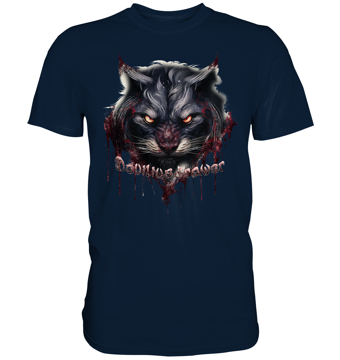 Deviliusdrawer Badass Cat - Premium Shirt