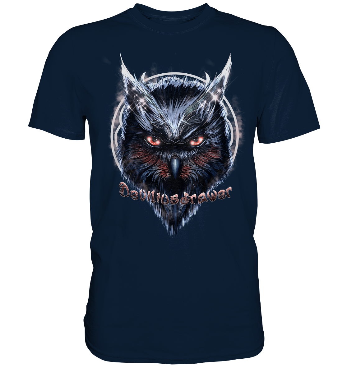 Deviliusdrawer Fire Owl - Premium Shirt