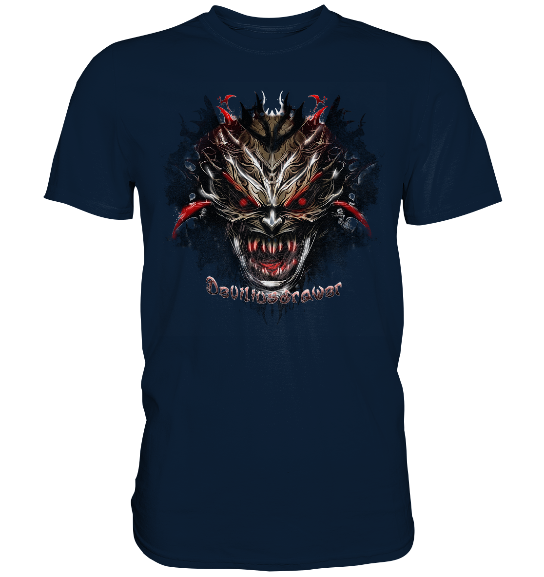 Deviliusdrawer Dark Redeyed Devil - Premium Shirt