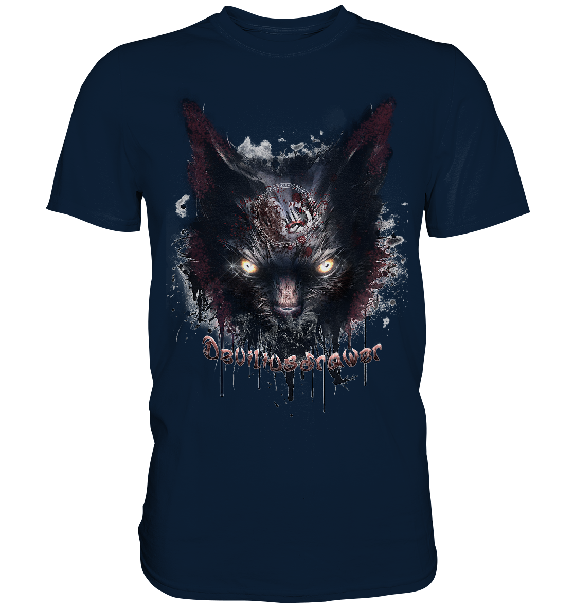 Deviliusdrawer Zombie Cat - Premium Shirt