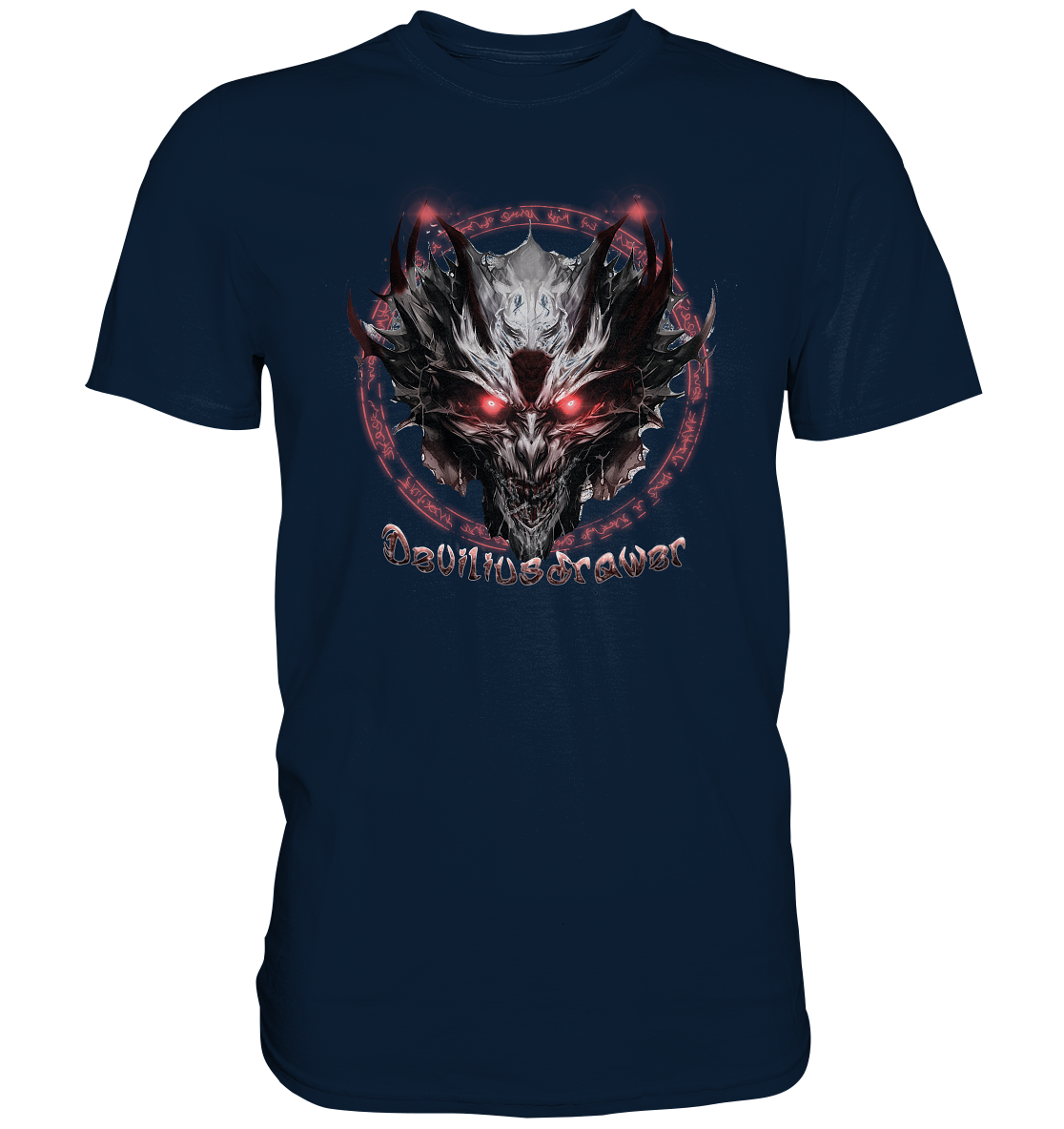 Deviliusdrawer Magic Glow Devil - Premium Shirt