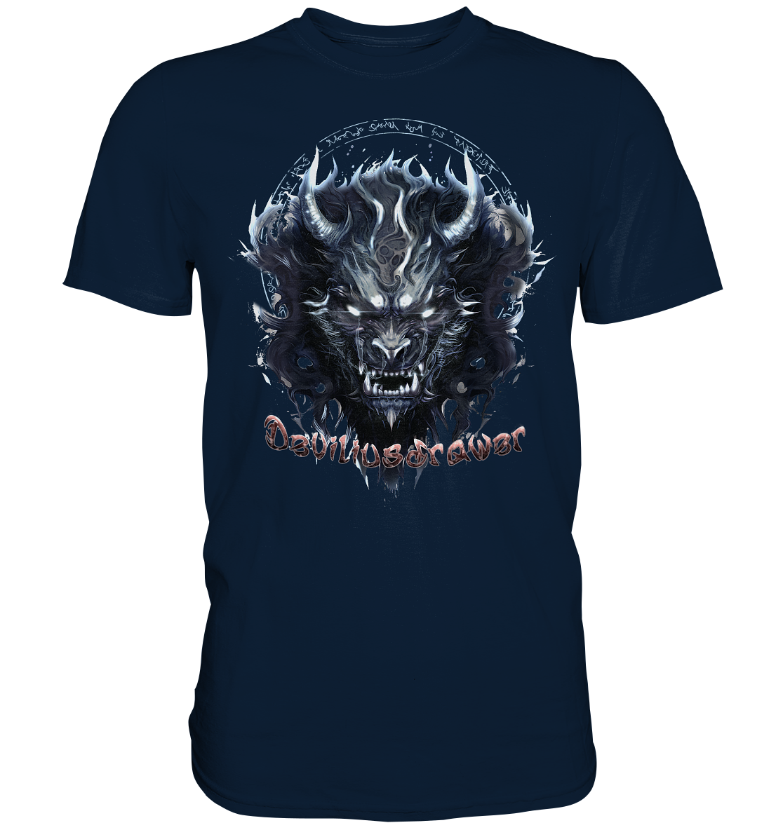 Deviliusdrawer Dark Wolf Mask - Premium Shirt