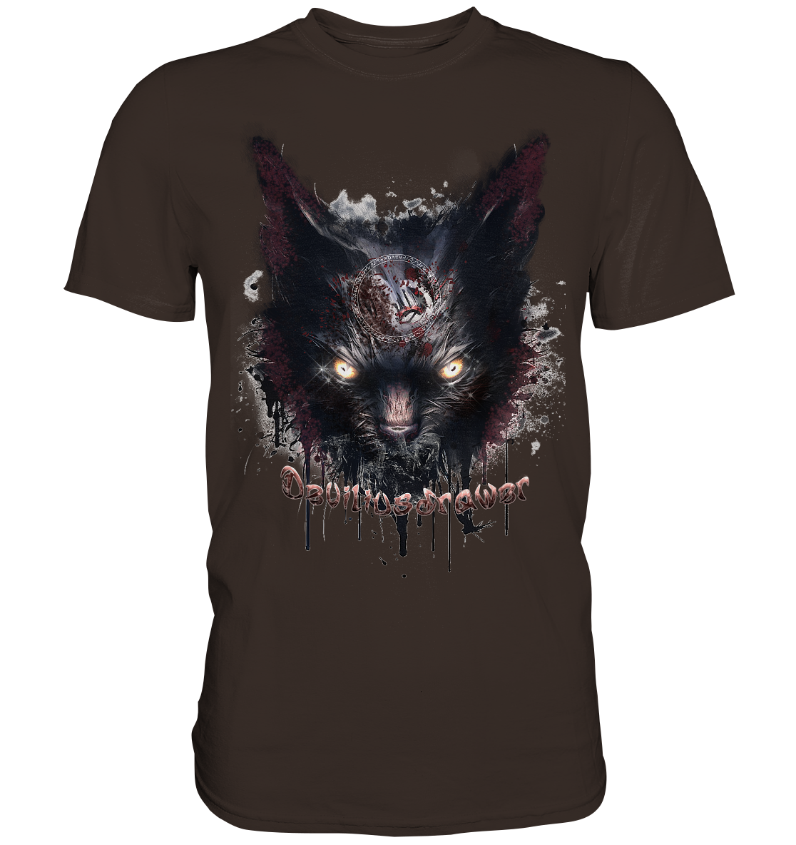 Deviliusdrawer Zombie Cat - Premium Shirt