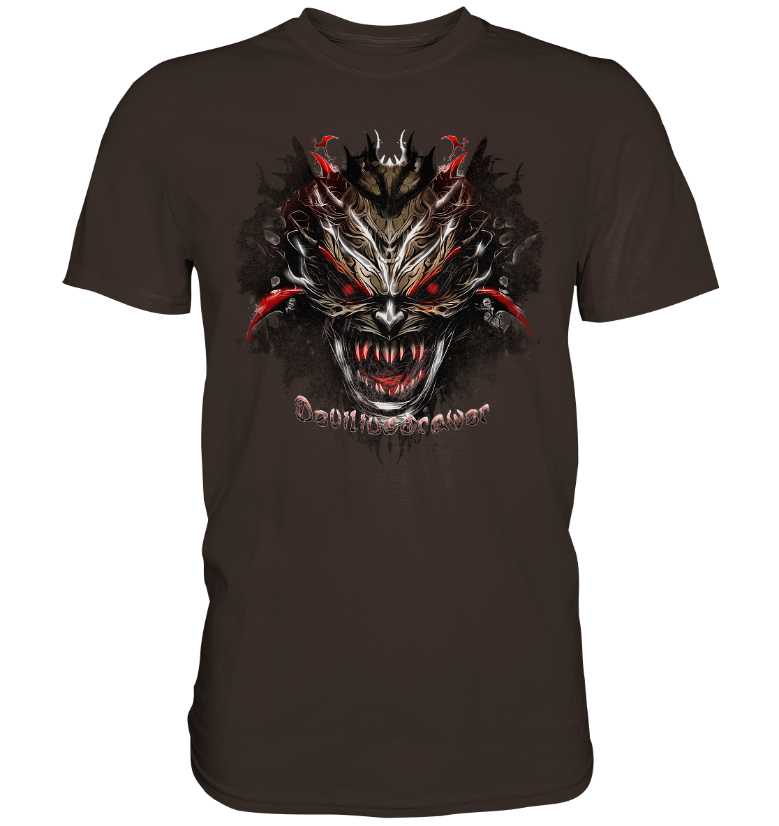 Deviliusdrawer Dark Redeyed Devil - Premium Shirt
