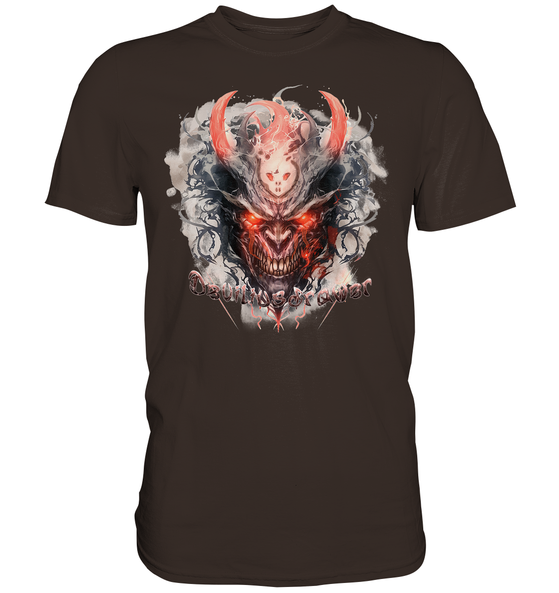 Deviliusdrawer Red Horn Devil - Premium Shirt