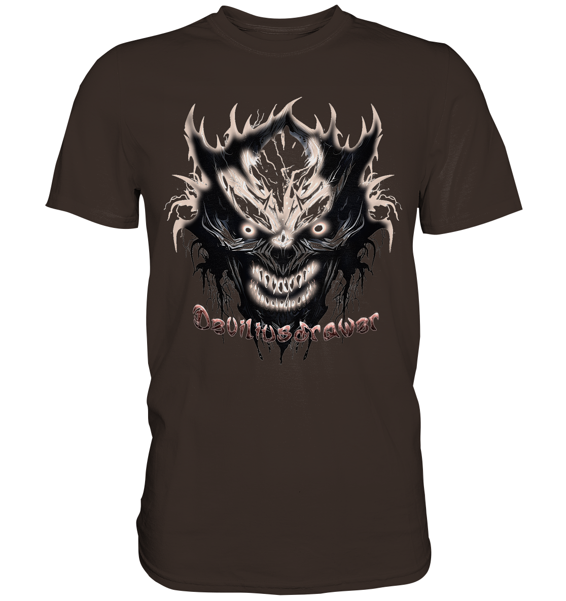 Deviliusdrawer Crazy Glow Devil - Premium Shirt