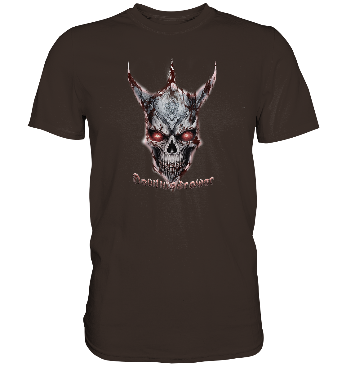 Deviliusdrawer Bloody Skeleton - Premium Shirt