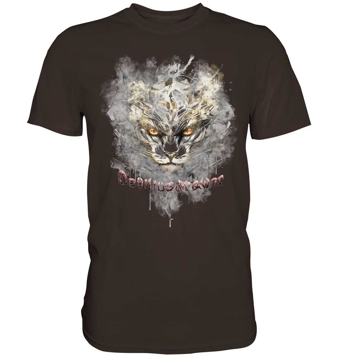 Deviliusdrawer White Catgod - Premium Shirt