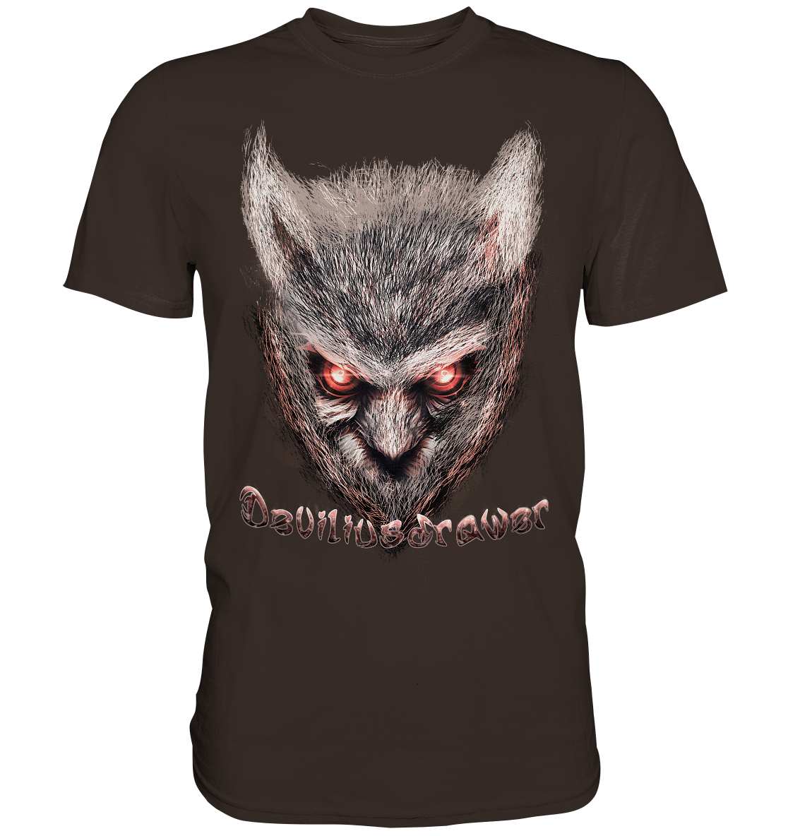 Deviliusdrawer Red Eyed Owl - Premium Shirt