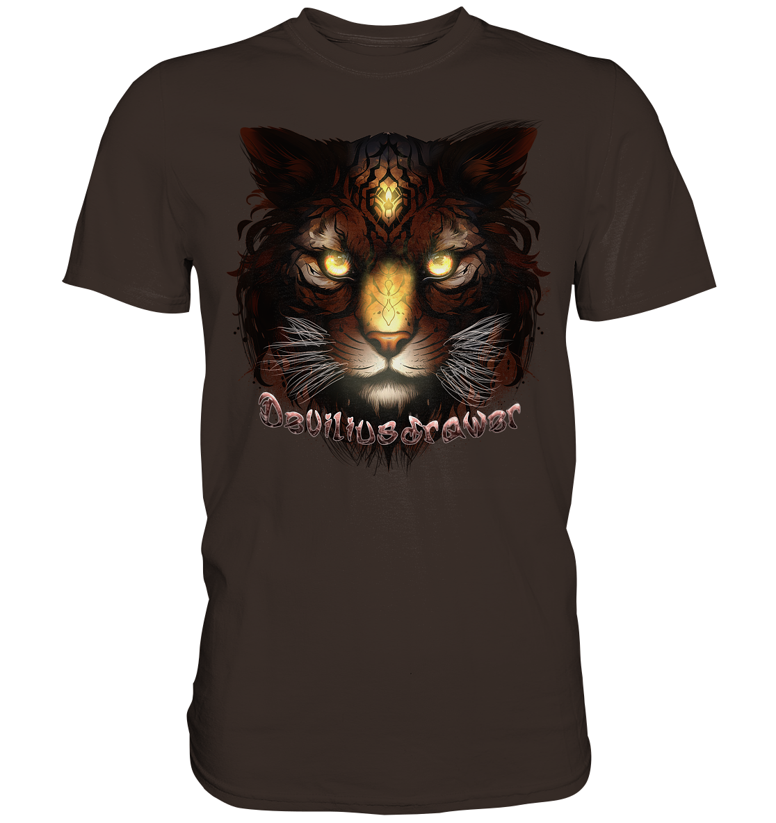 Deviliusdrawer Gold Tigercat - Premium Shirt