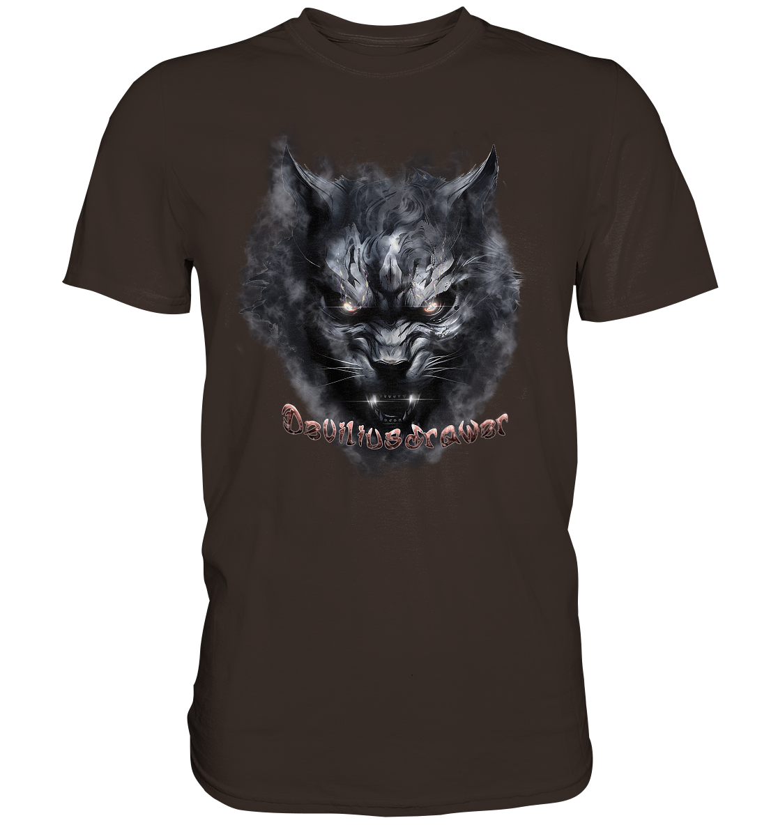Deviliusdrawer Dark Beast Tiger  - Premium Shirt