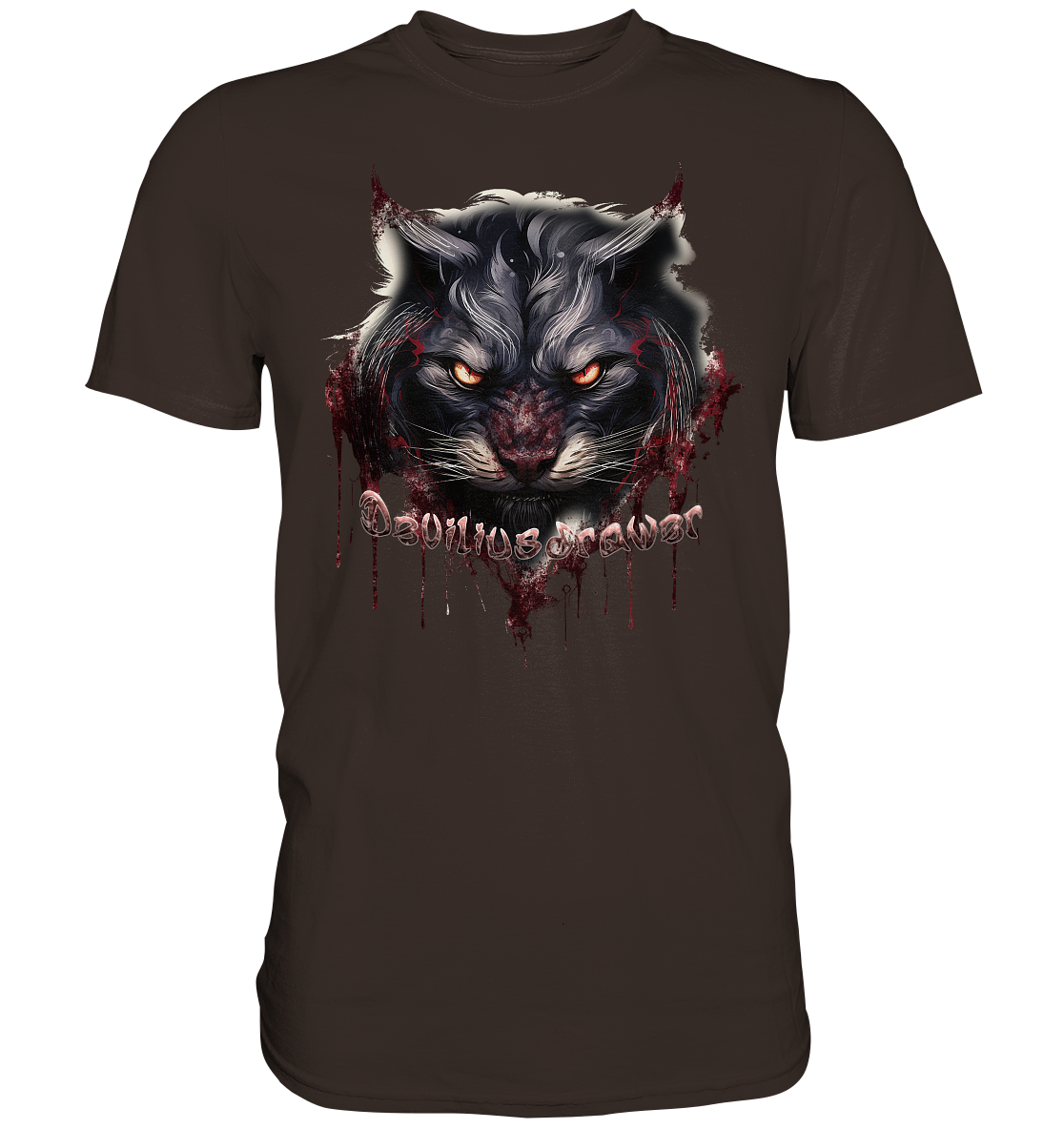 Deviliusdrawer Badass Cat - Premium Shirt