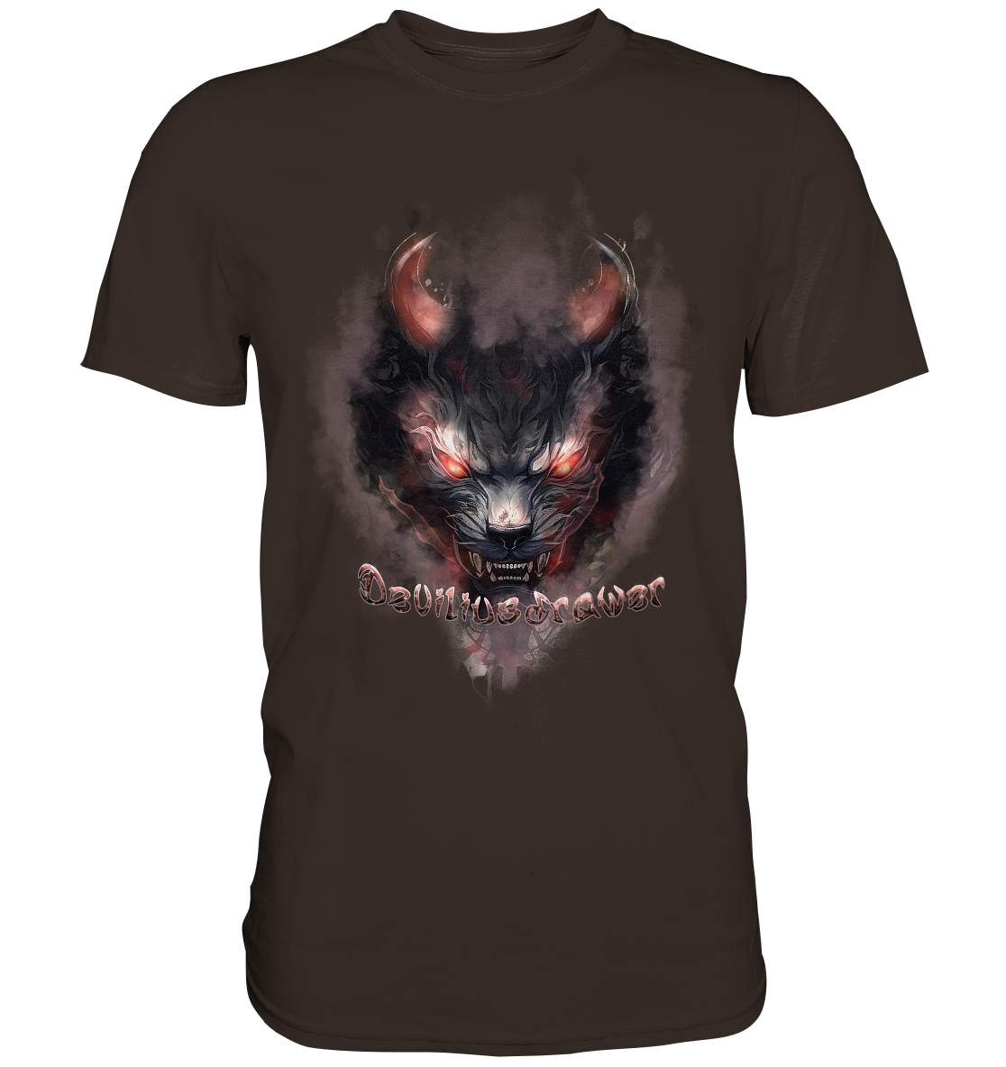 Deviliusdrawer Red Smoked Cat - Premium Shirt