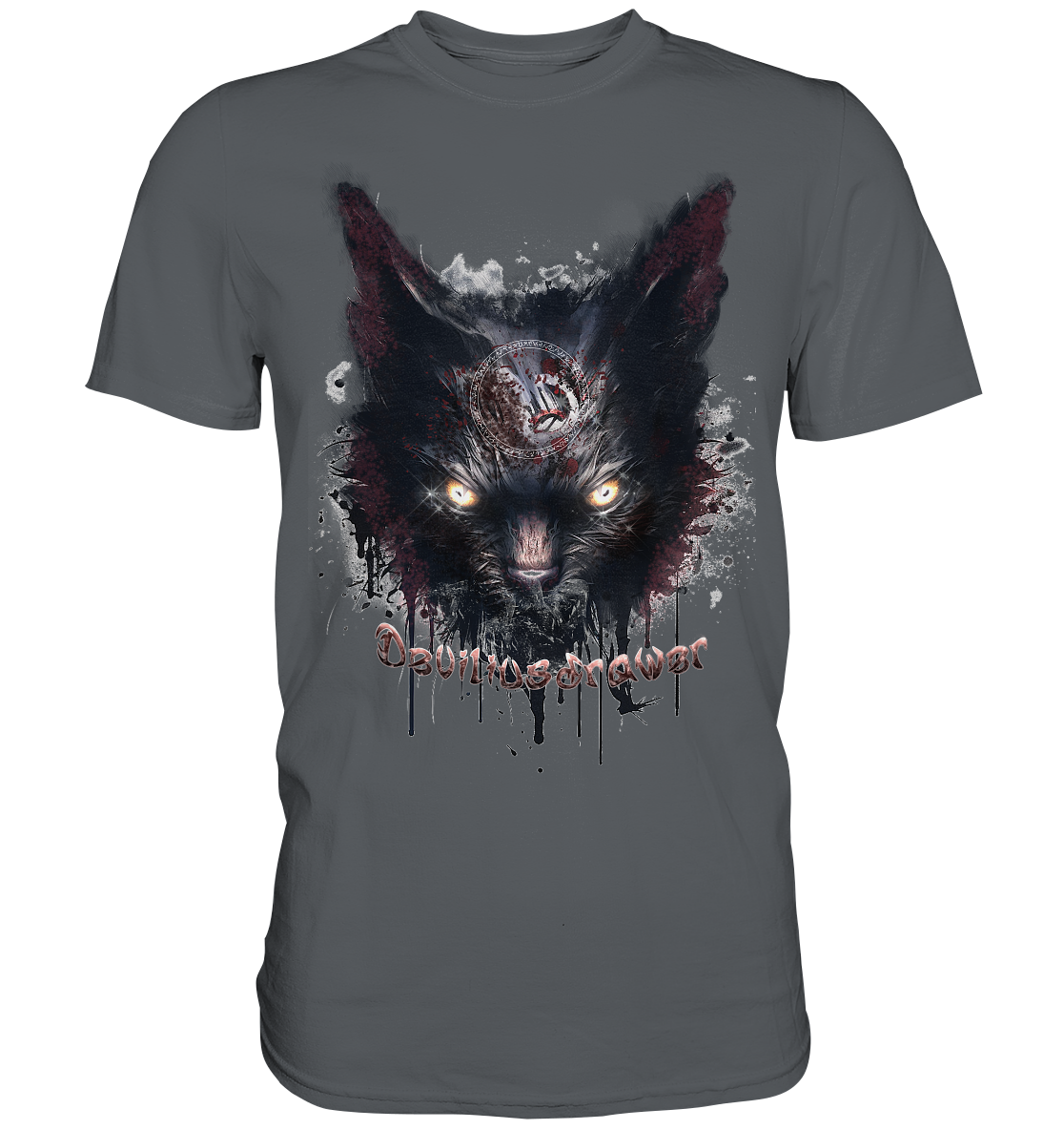 Deviliusdrawer Zombie Cat - Premium Shirt