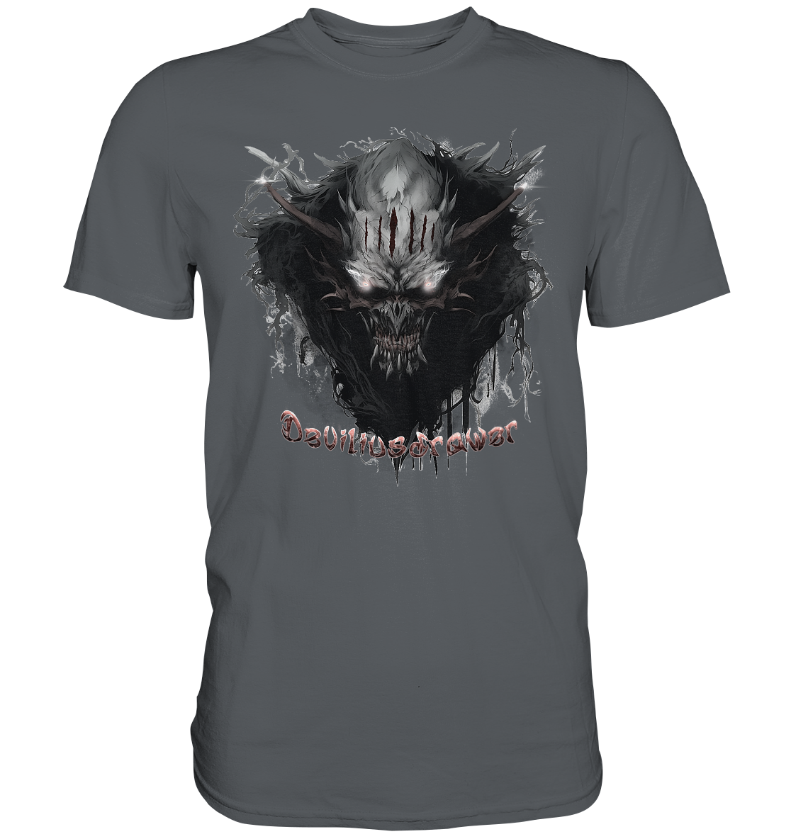 Deviliusdrawer Dark Smoke Demon - Premium Shirt