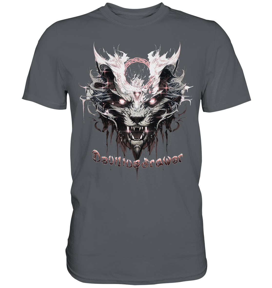 Deviliusdrawer Demonic Glow Cat - Premium Shirt