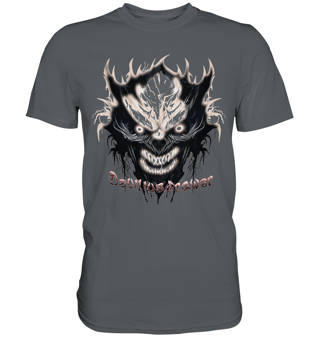 Deviliusdrawer Crazy Glow Devil - Premium Shirt