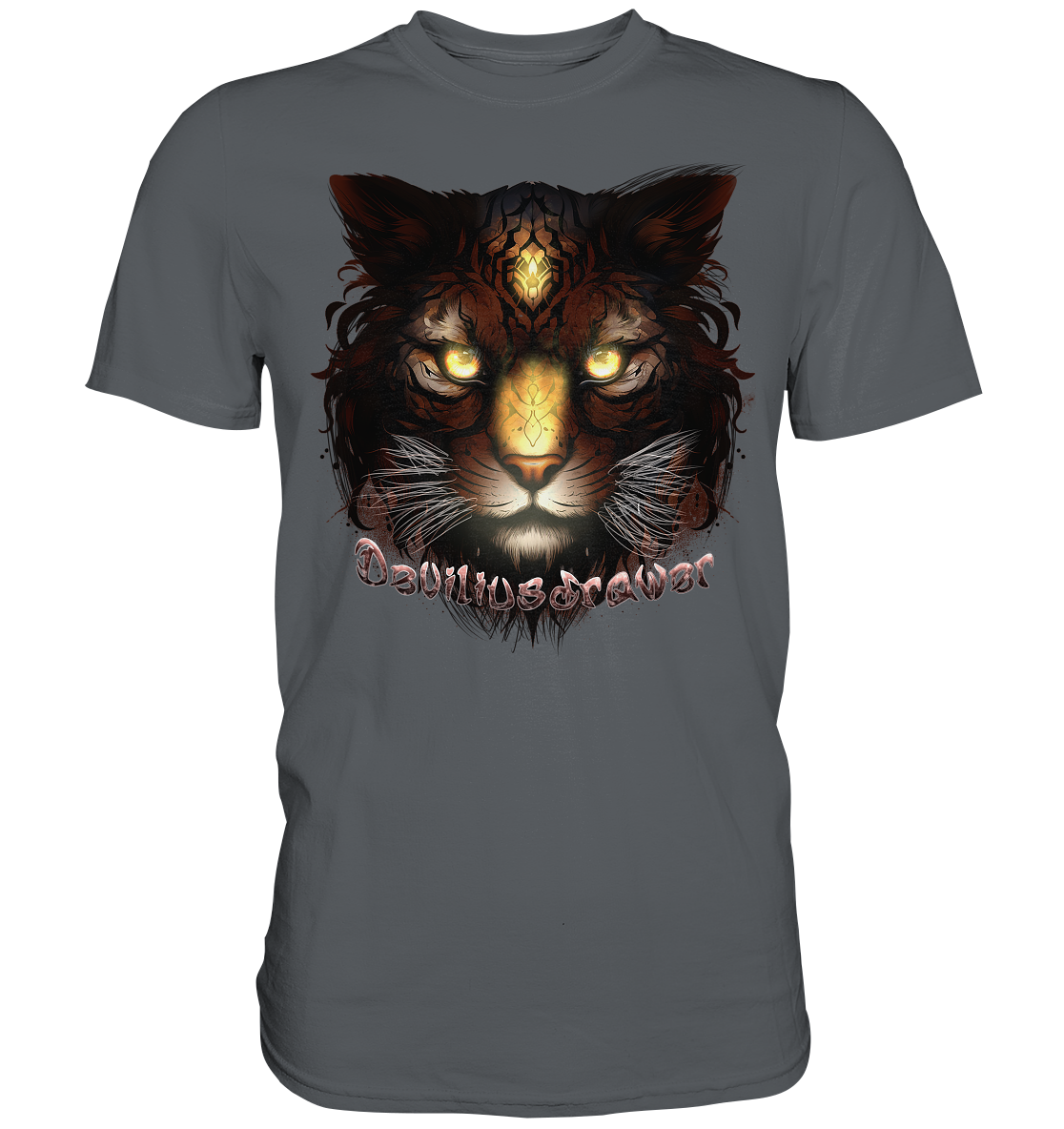 Deviliusdrawer Gold Tigercat - Premium Shirt