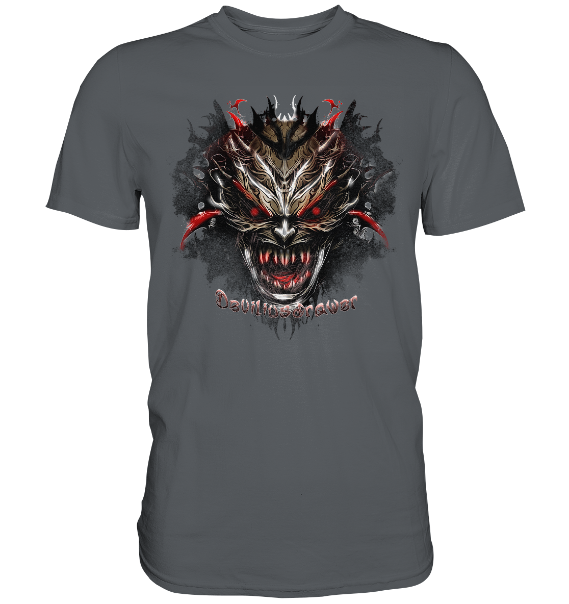 Deviliusdrawer Dark Redeyed Devil - Premium Shirt