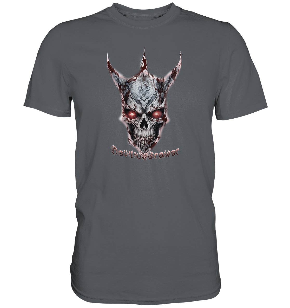 Deviliusdrawer Bloody Skeleton - Premium Shirt