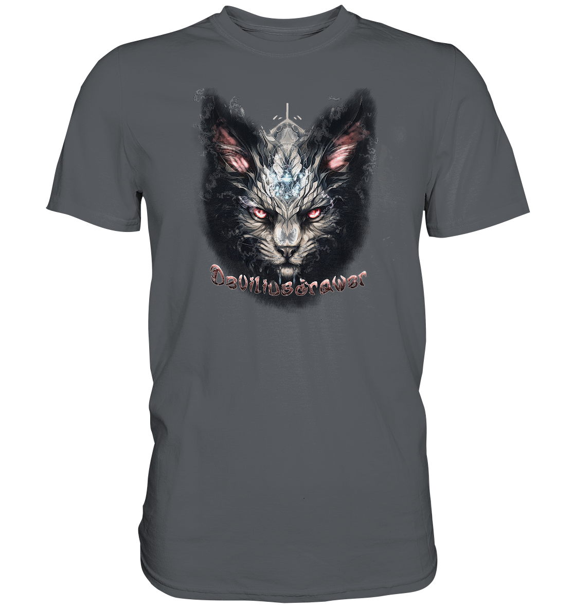 Deviliusdrawer Myshtical Redeyed Cat - Premium Shirt