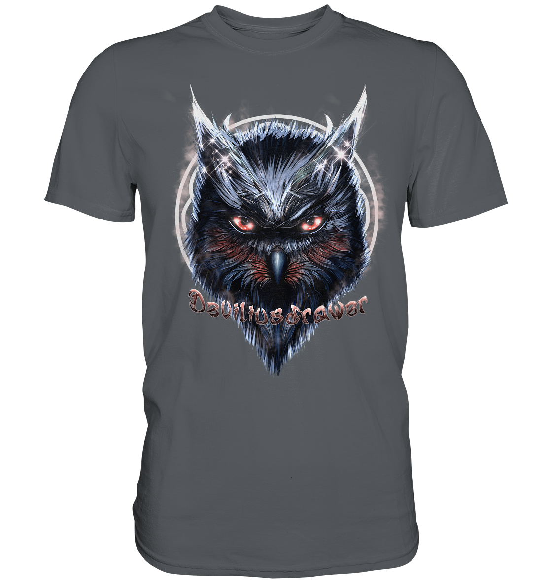 Deviliusdrawer Fire Owl - Premium Shirt