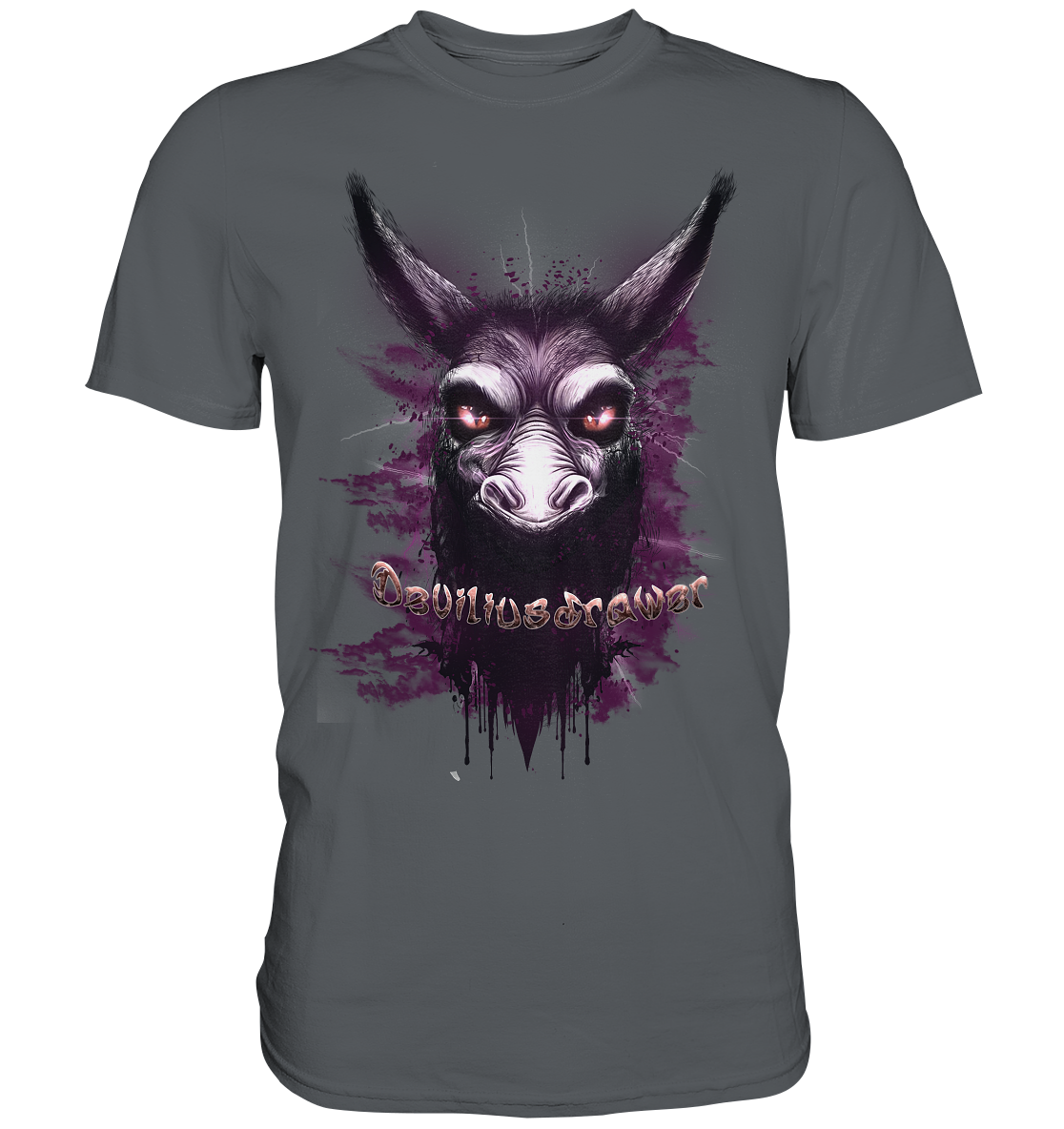 Deviliusdrawer Purple Donkey - Premium Shirt