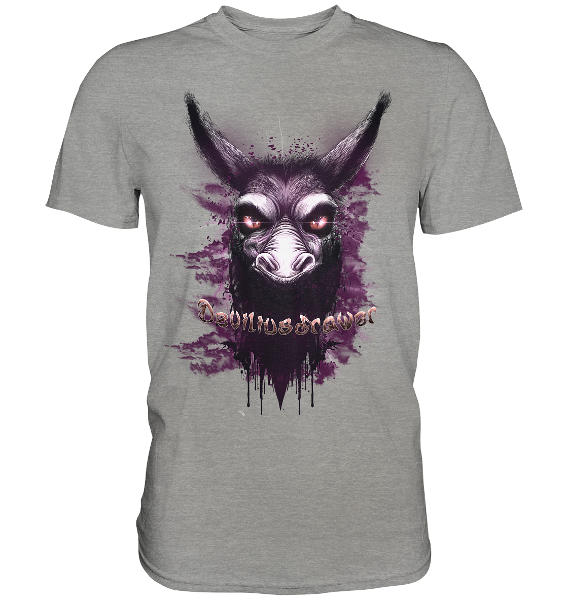 Deviliusdrawer Purple Donkey - Premium Shirt