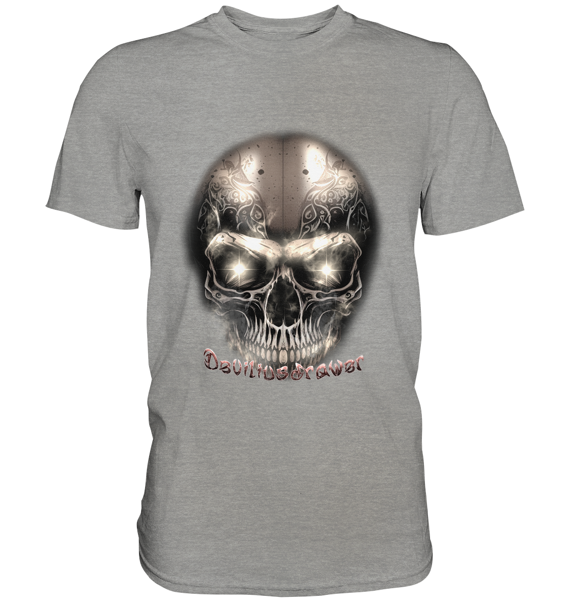 Deviliusdrawer Fire Skeleton Iron - Premium Shirt