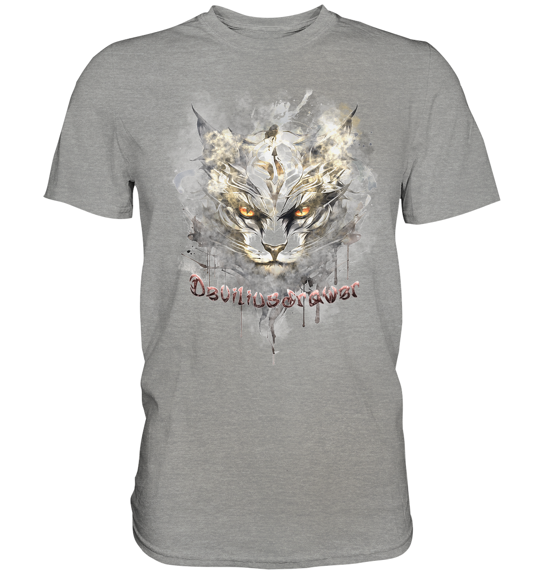 Deviliusdrawer White Catgod - Premium Shirt