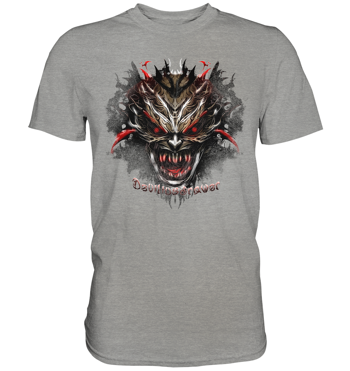 Deviliusdrawer Dark Redeyed Devil - Premium Shirt