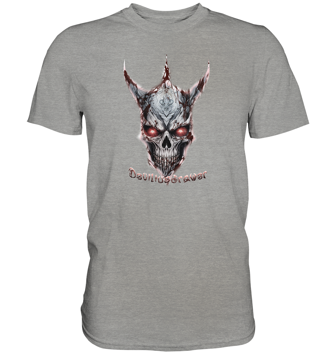 Deviliusdrawer Bloody Skeleton - Premium Shirt