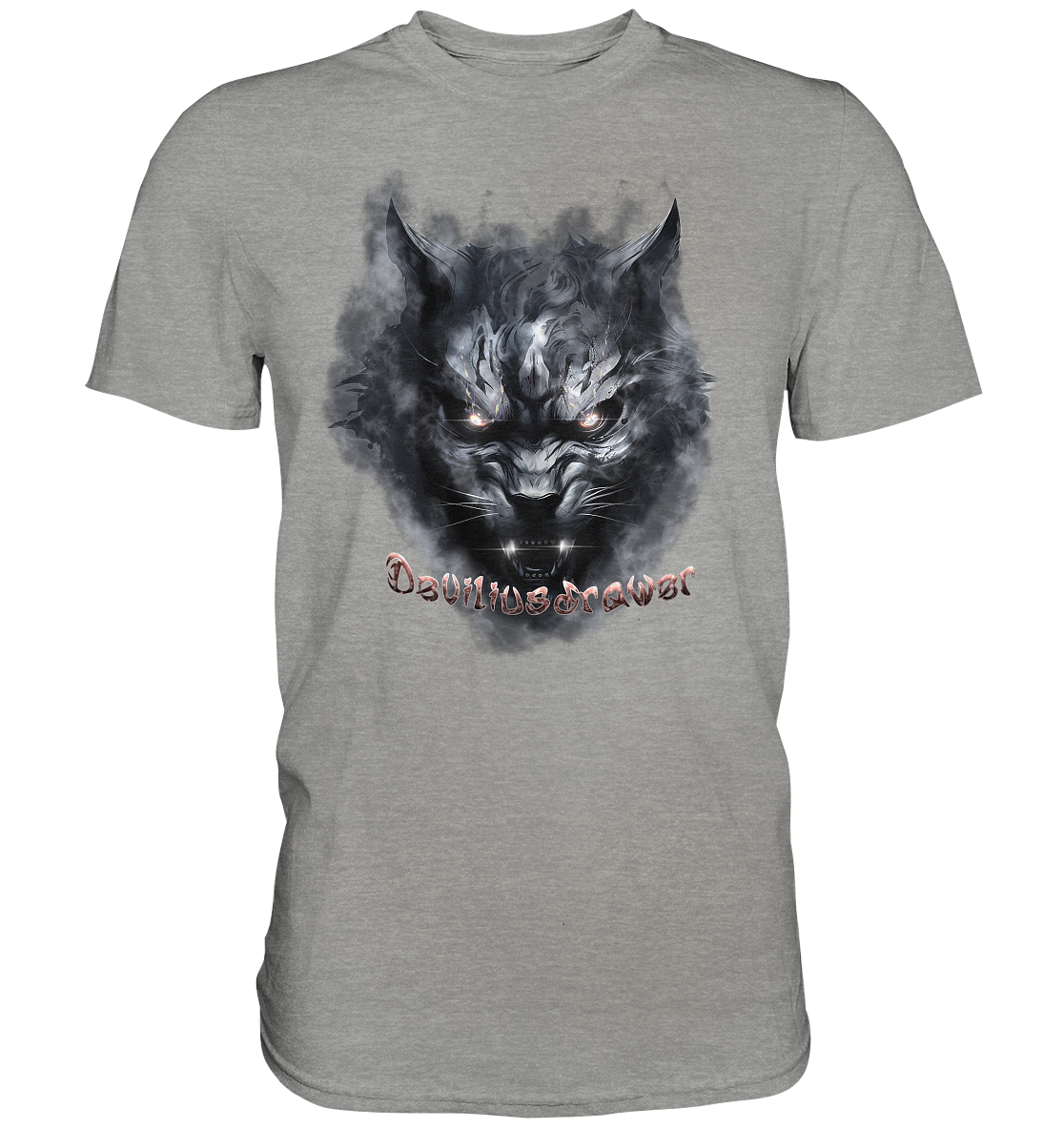 Deviliusdrawer Dark Beast Tiger  - Premium Shirt