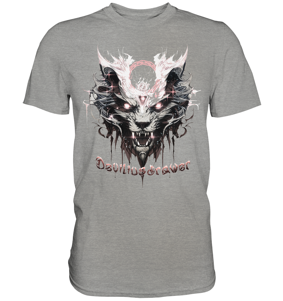 Deviliusdrawer Demonic Glow Cat - Premium Shirt