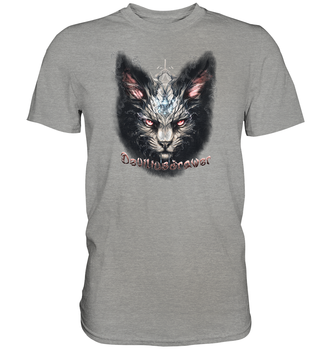 Deviliusdrawer Myshtical Redeyed Cat - Premium Shirt