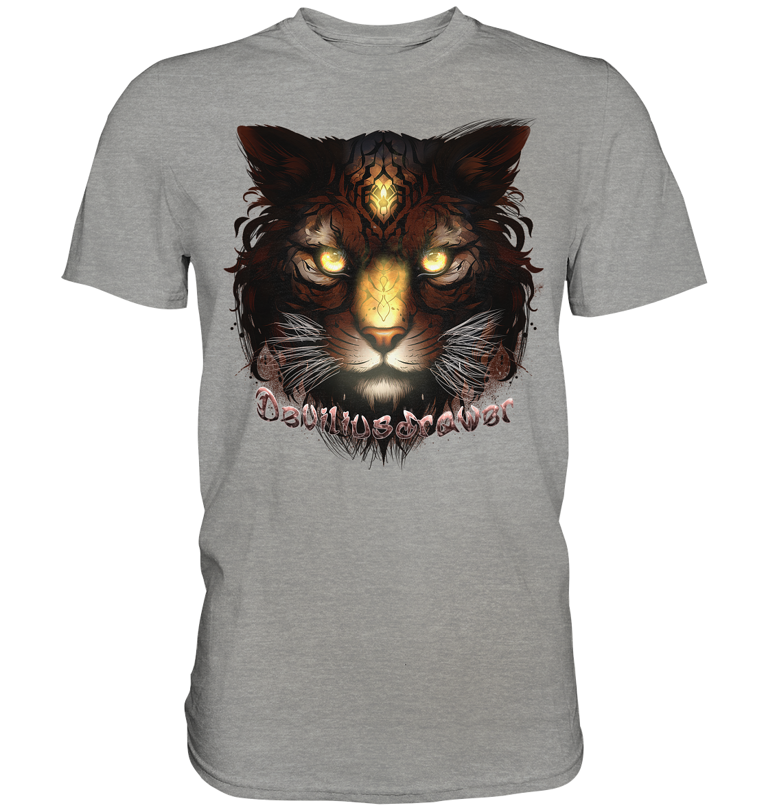 Deviliusdrawer Gold Tigercat - Premium Shirt