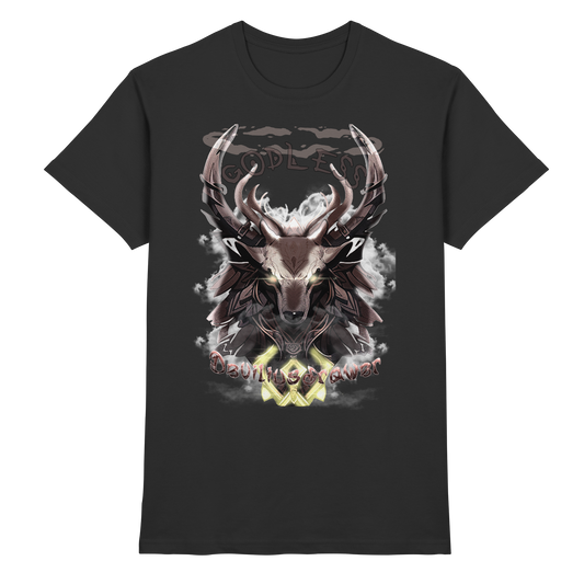 Deviliusdrawer Godless Deer - Premium Shirt