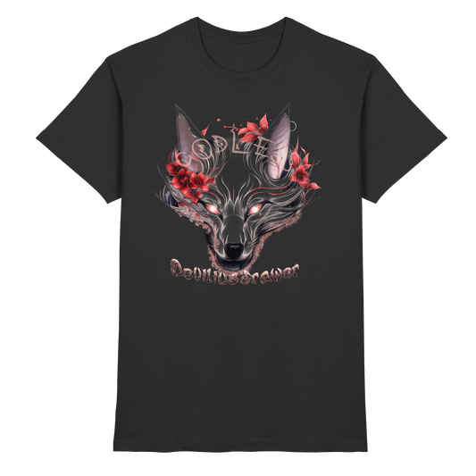 Deviliusdrawer Kitsune Wolf - Premium Shirt
