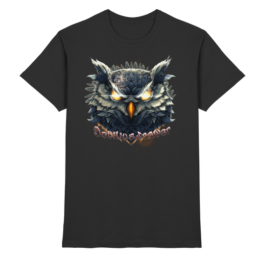 Deviliusdrawer Dark Fire Owl - Premium Shirt