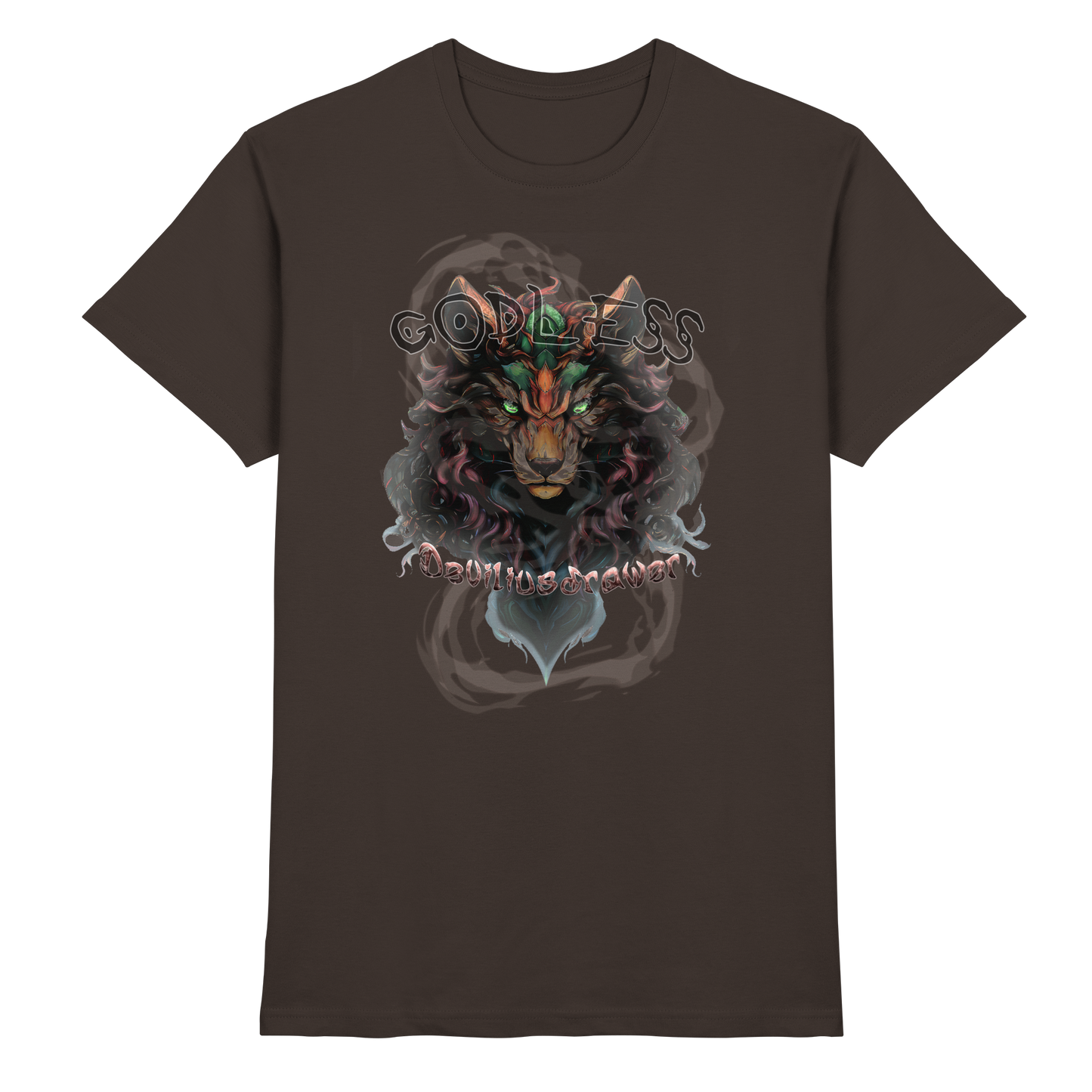 Deviliusdrawer Godless Wolf - Premium Shirt