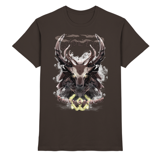 Deviliusdrawer Godless Deer - Premium Shirt