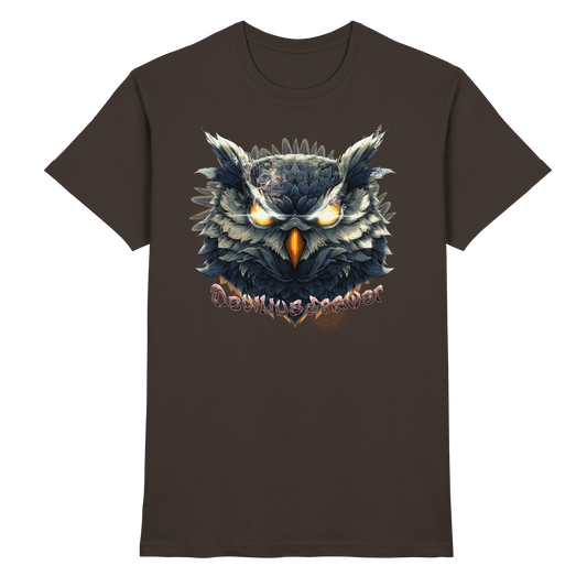Deviliusdrawer Dark Fire Owl - Premium Shirt