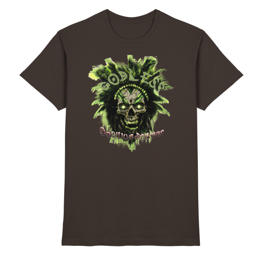 Deviliusdrawer Godless Skull - Premium Shirt